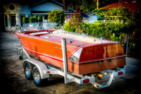 Early AM with 1960 boat